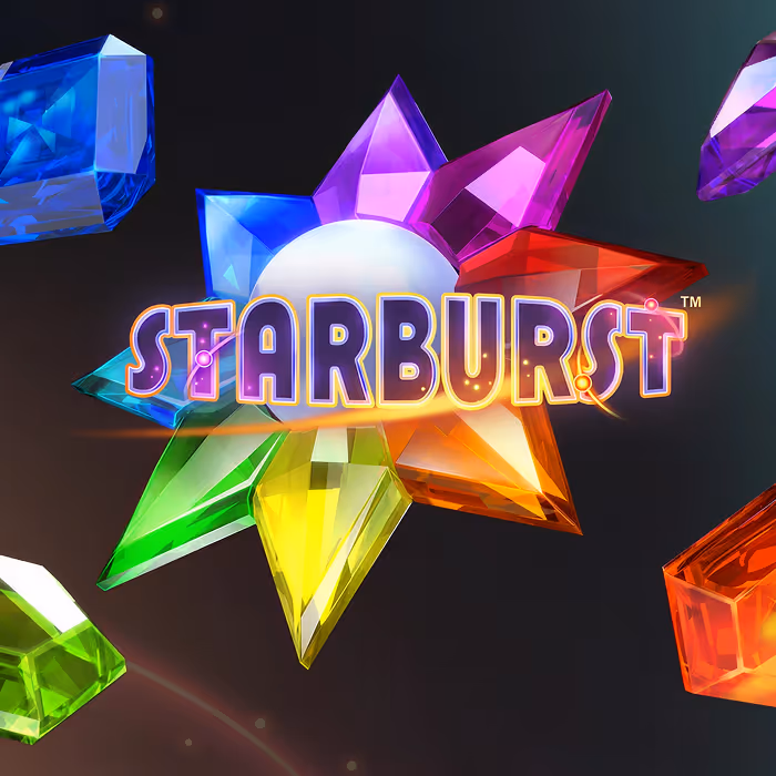Starburst - popular slot game with vibrant gems and expanding wilds